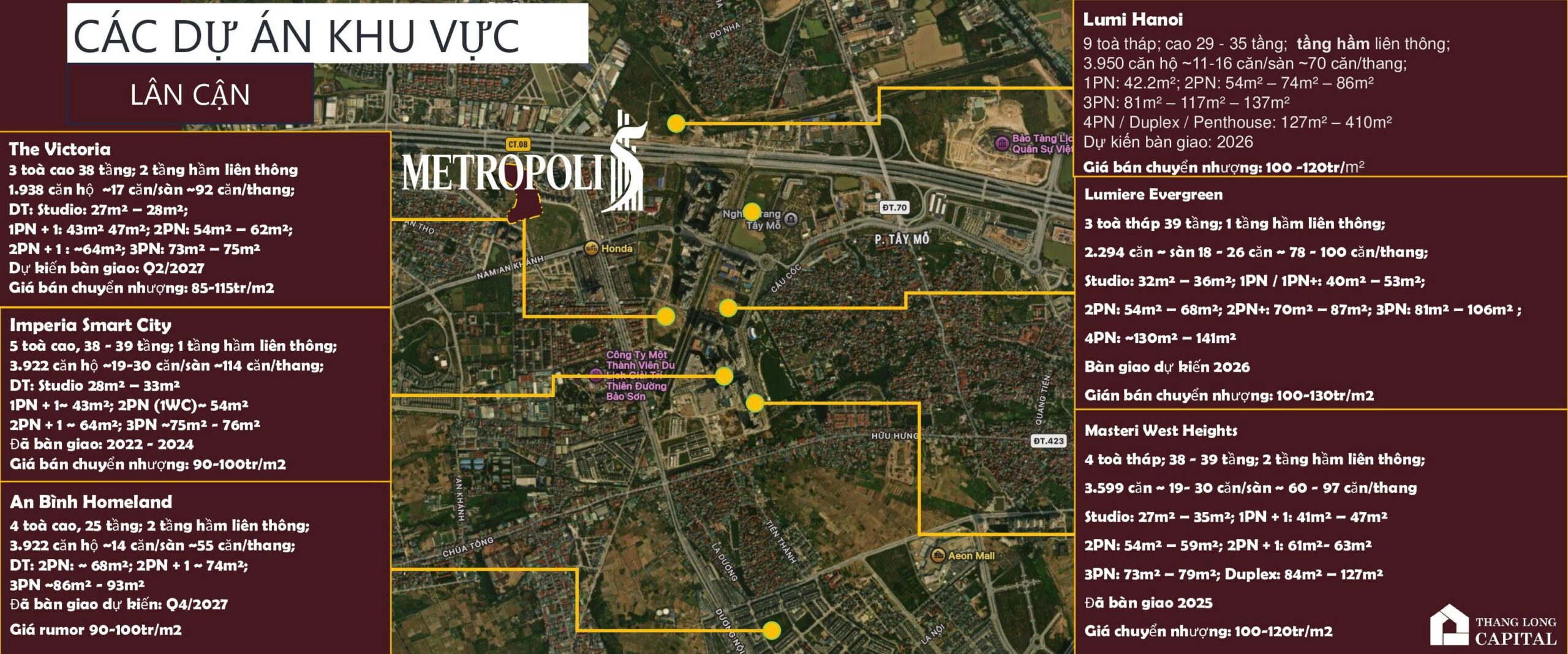 Vị trí Metropoli5 An Khánh